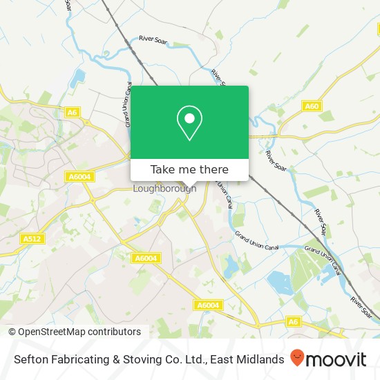 Sefton Fabricating & Stoving Co. Ltd. map