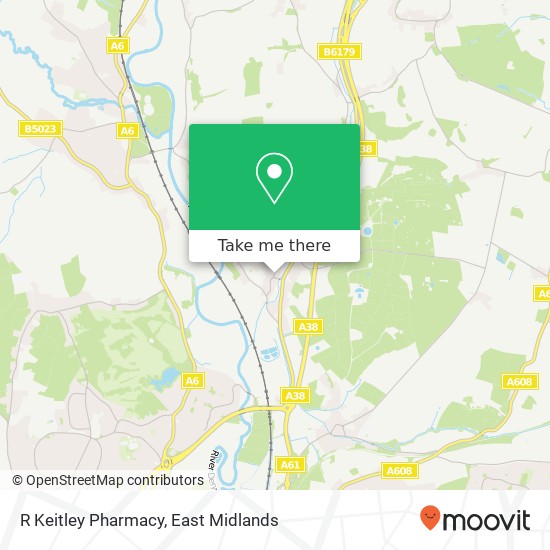 R Keitley Pharmacy map