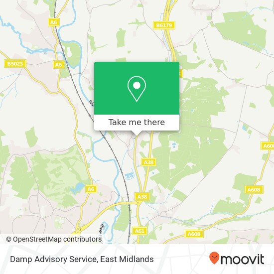 Damp Advisory Service map