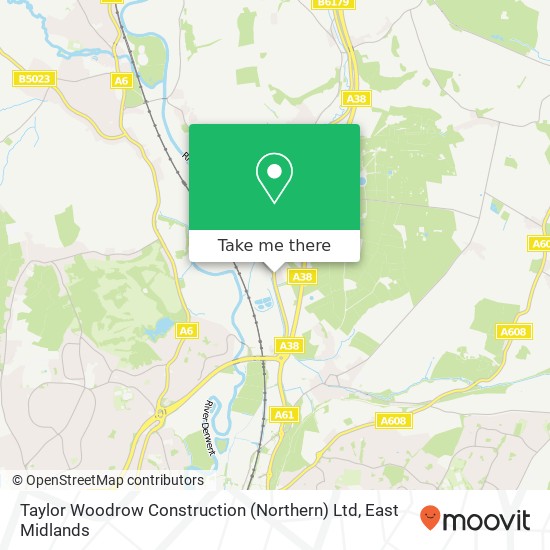 Taylor Woodrow Construction (Northern) Ltd map