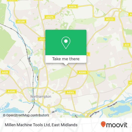 Millen Machine Tools Ltd map