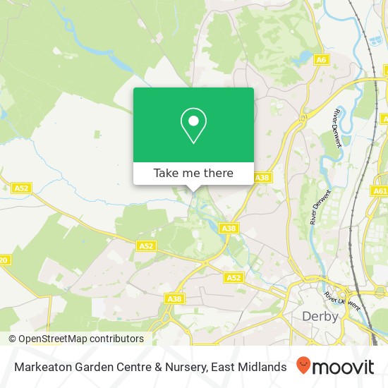 Markeaton Garden Centre & Nursery map