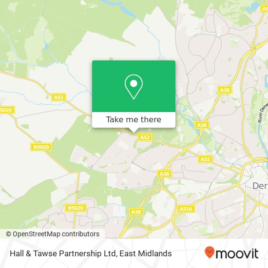 Hall & Tawse Partnership Ltd map