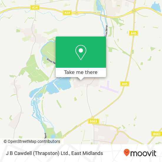 J B Cawdell (Thrapston) Ltd. map