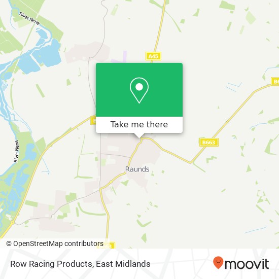Row Racing Products map