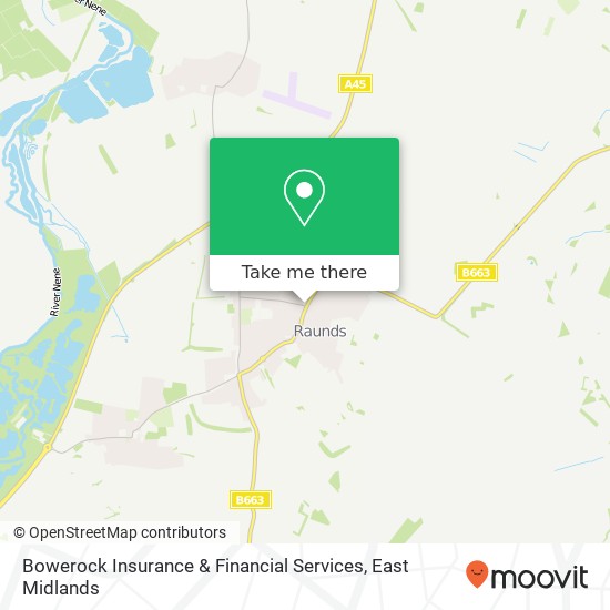 Bowerock Insurance & Financial Services map
