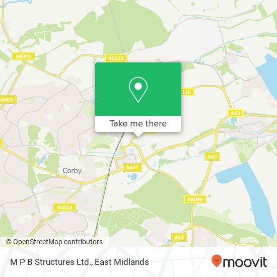 M P B Structures Ltd. map