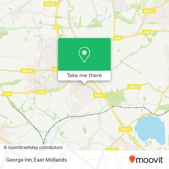 George Inn map