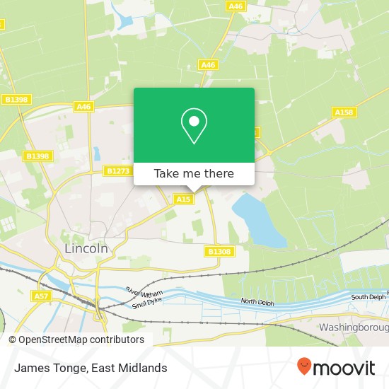 James Tonge map