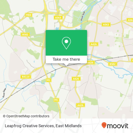 Leapfrog Creative Services map