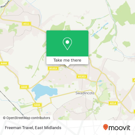 Freeman Travel map