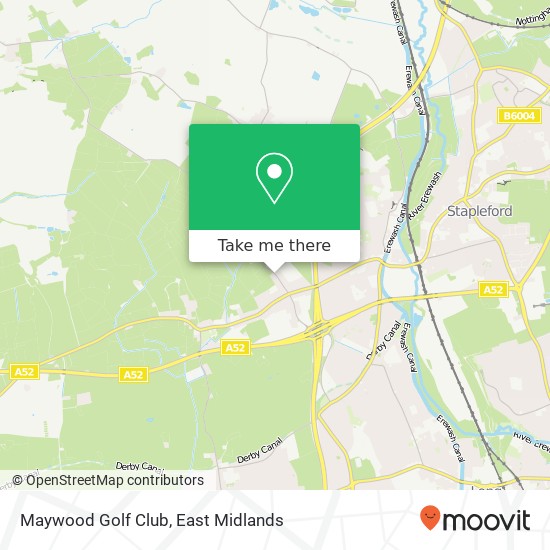 Maywood Golf Club map