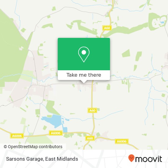 Sarsons Garage map
