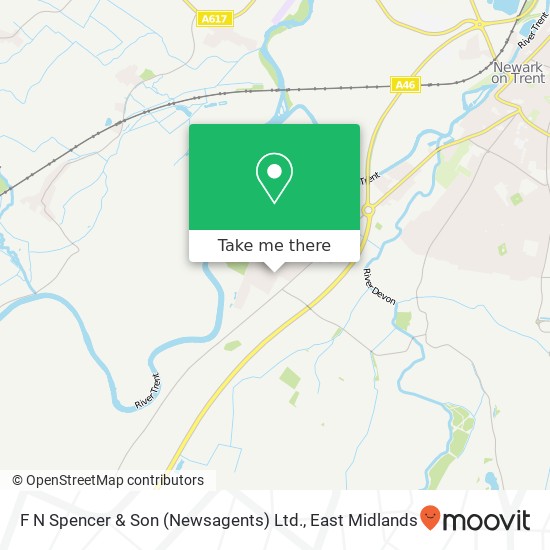 F N Spencer & Son (Newsagents) Ltd. map