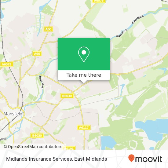 Midlands Insurance Services map