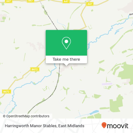 Harringworth Manor Stables map