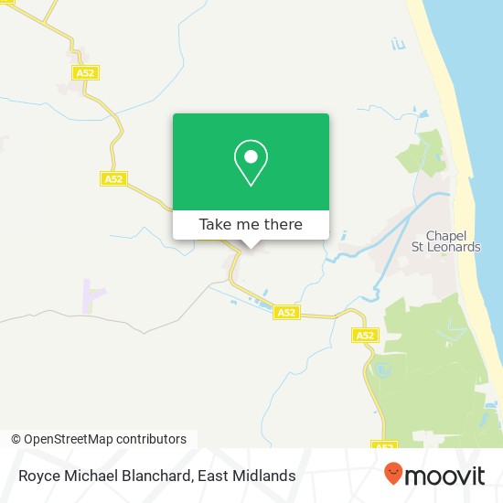 Royce Michael Blanchard map