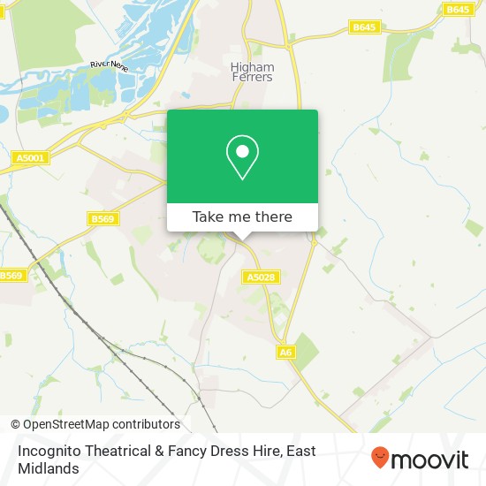 Incognito Theatrical & Fancy Dress Hire map