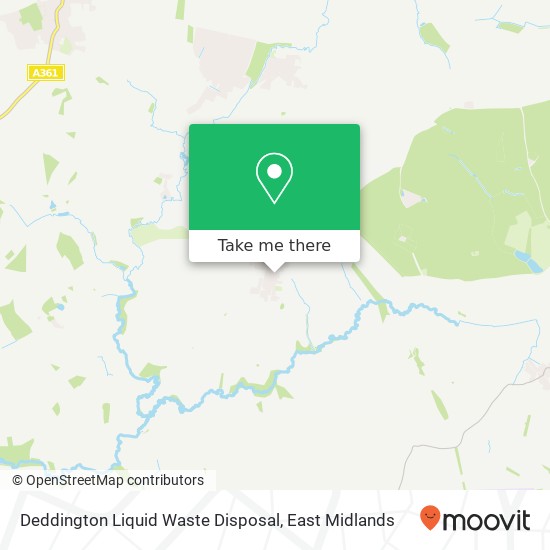 Deddington Liquid Waste Disposal map