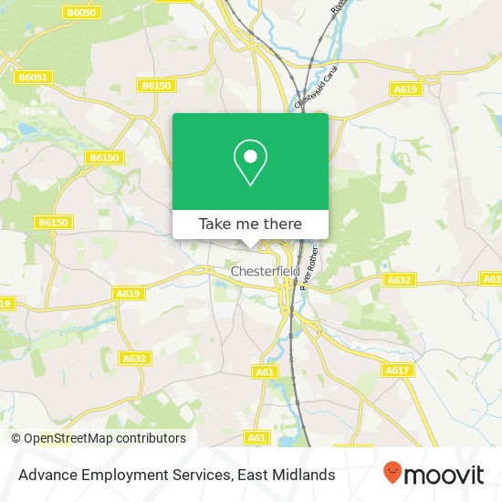 Advance Employment Services map