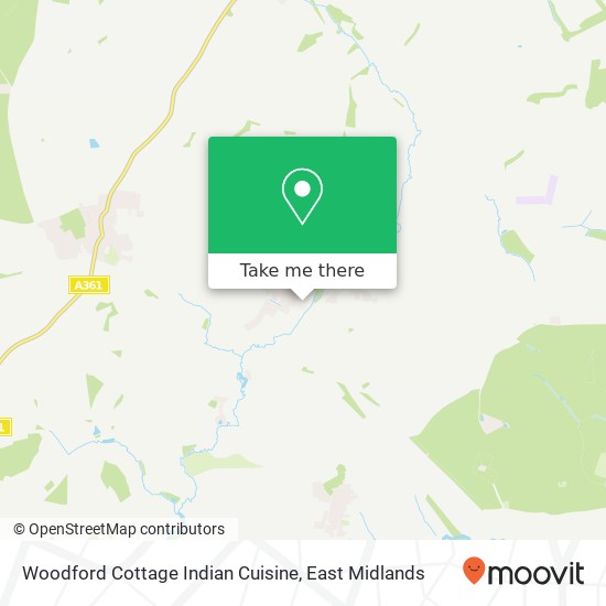 Woodford Cottage Indian Cuisine map