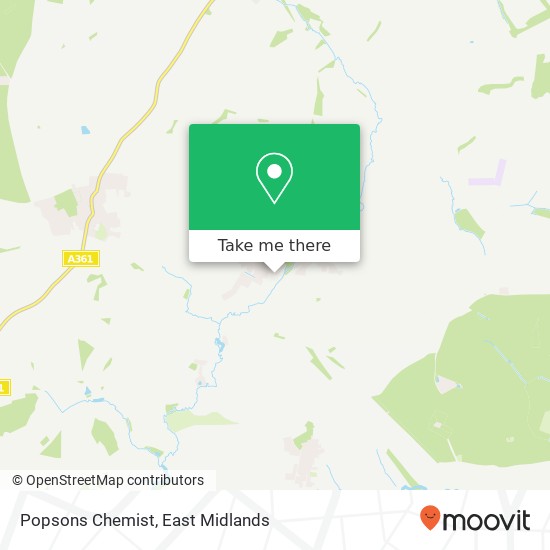 Popsons Chemist map