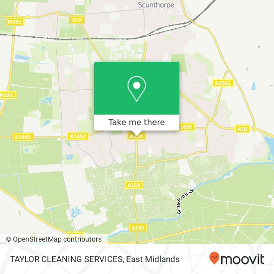 TAYLOR CLEANING SERVICES map