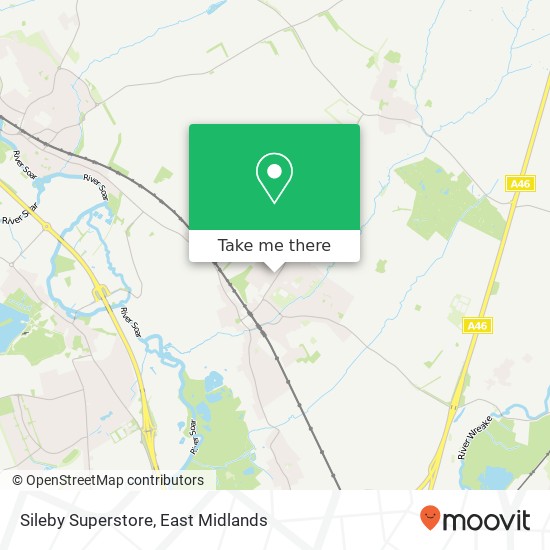 Sileby Superstore map