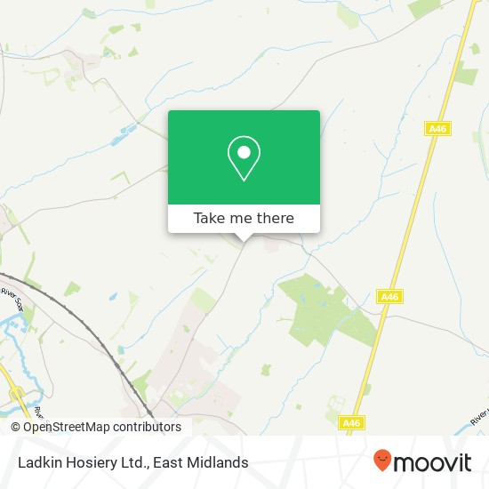 Ladkin Hosiery Ltd. map