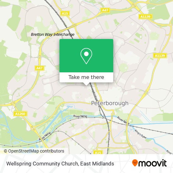 Wellspring Community Church map