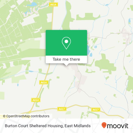 Burton Court Sheltered Housing map