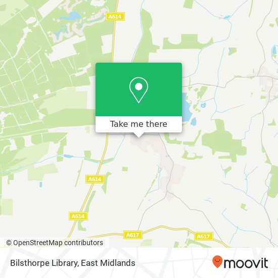 Bilsthorpe Library map