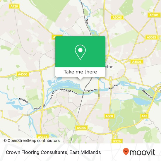 Crown Flooring Consultants map