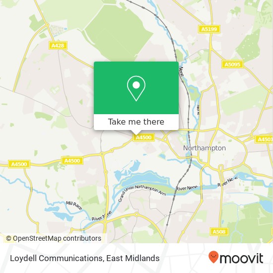 Loydell Communications map