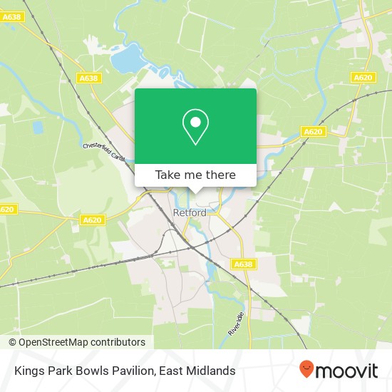Kings Park Bowls Pavilion map