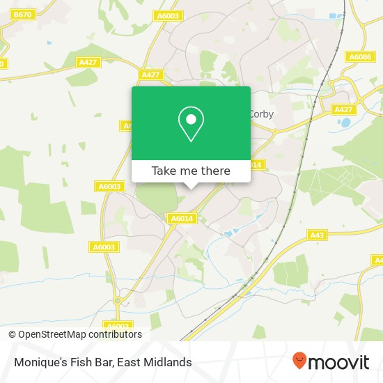 Monique's Fish Bar map