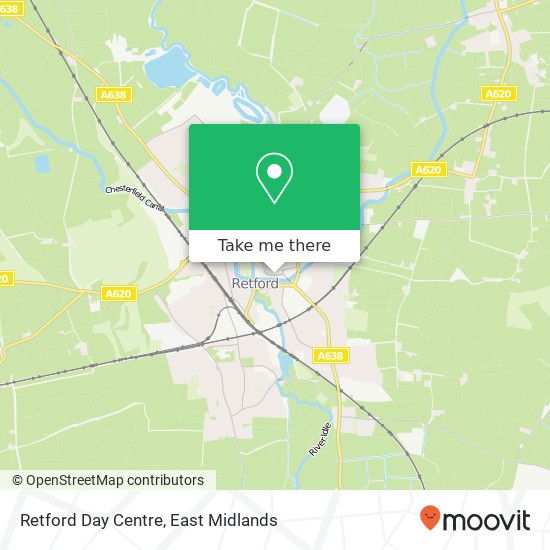 Retford Day Centre map