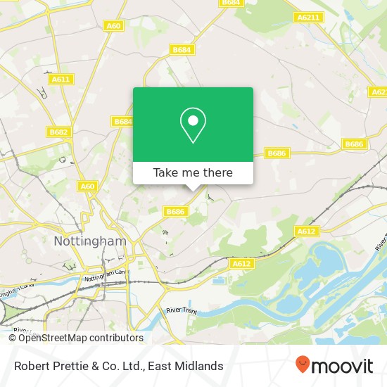 Robert Prettie & Co. Ltd. map