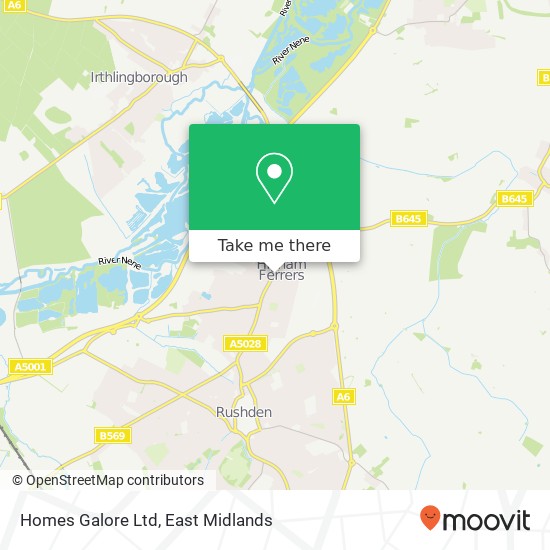 Homes Galore Ltd map