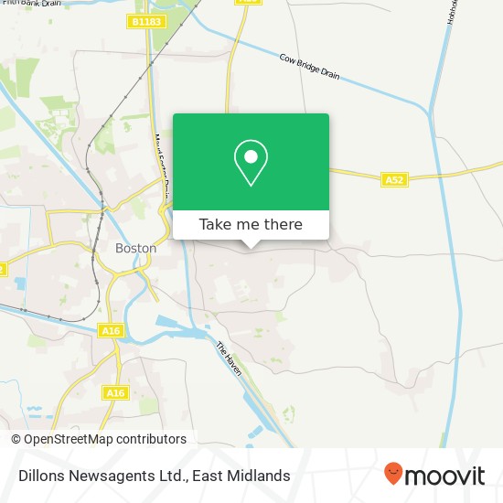 Dillons Newsagents Ltd. map