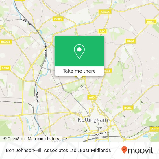 Ben Johnson-Hill Associates Ltd. map
