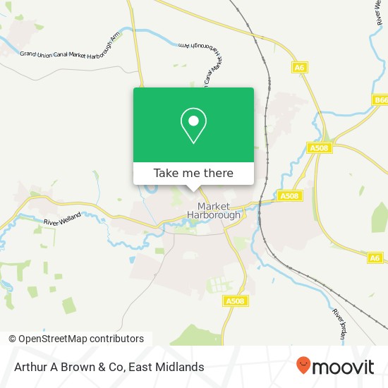 Arthur A Brown & Co map