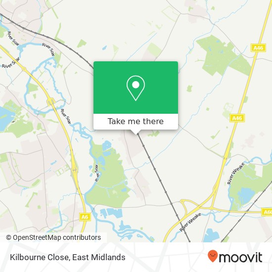 Kilbourne Close map