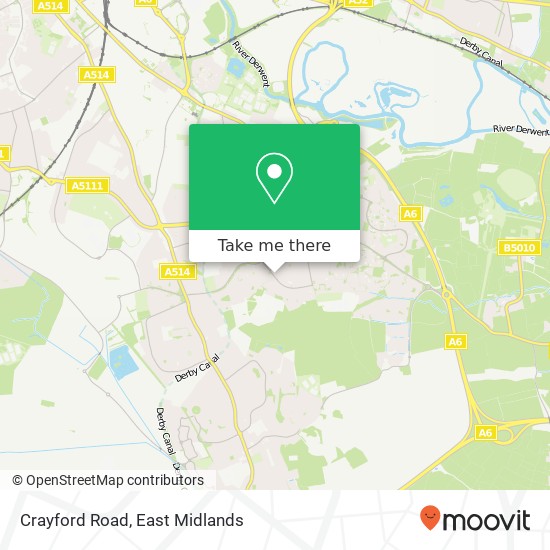 Crayford Road map