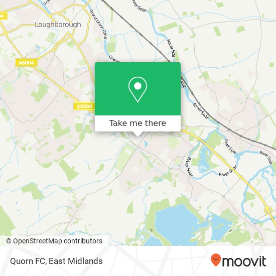 Quorn FC map