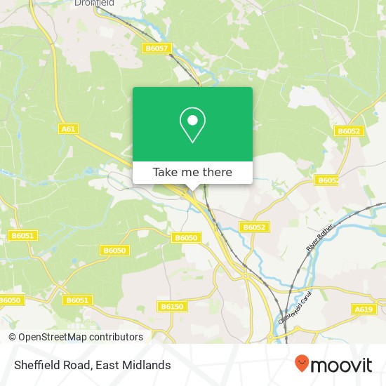 Sheffield Road map