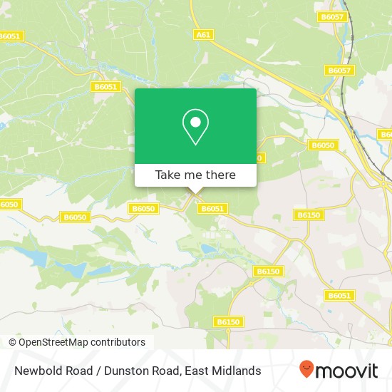 Newbold Road / Dunston Road map