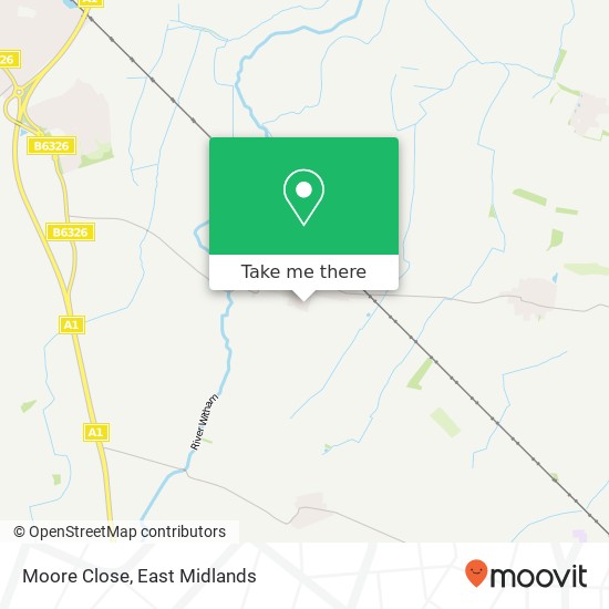 Moore Close map