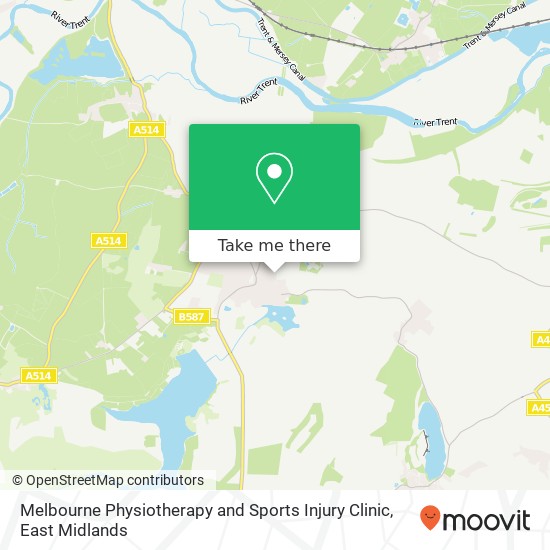 Melbourne Physiotherapy and Sports Injury Clinic map
