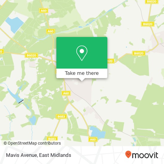 Mavis Avenue map